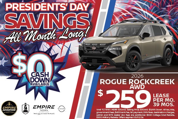 2026 Nissan Rogue RockCreek AWD