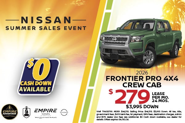 2026 Nissan Frontier Pro 4x4 Crew Cab