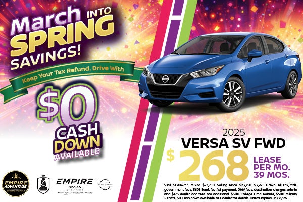 2025 Nissan Versa SV FWD