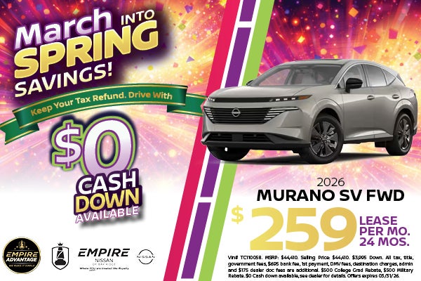 2026 Nissan Murano SV FWD