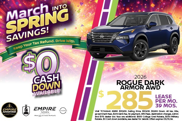 2026 Nissan Rogue Dark Armor AWD