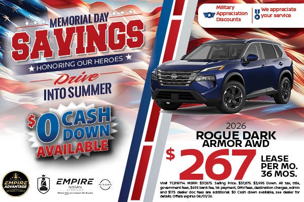 2026 Nissan Rogue Dark Armor AWD